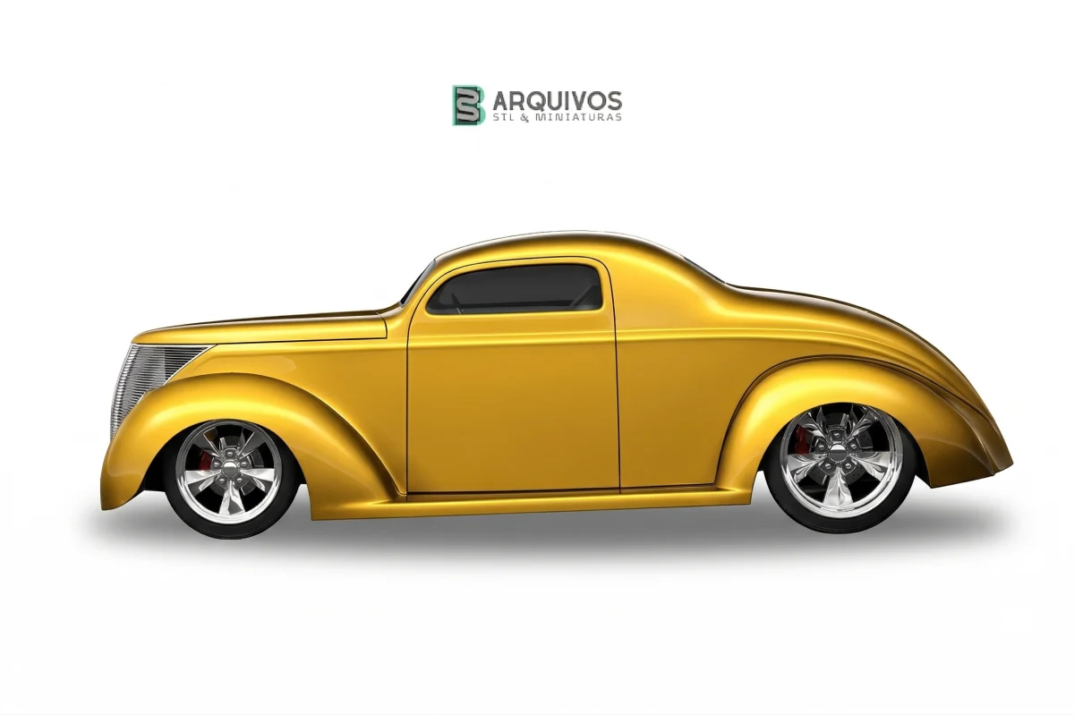 Modelo 3D STL - Ford 1937 Custom Street Rod — foto 2